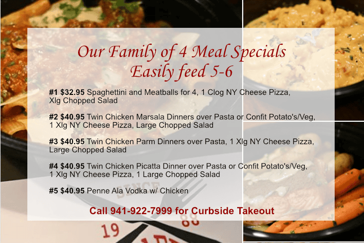 Family of 4 Meal Specials 2025 Family of 4 Meal Specials
